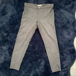 Banana Republic Vegan Suede Sloan Ankle Pants Size 8
